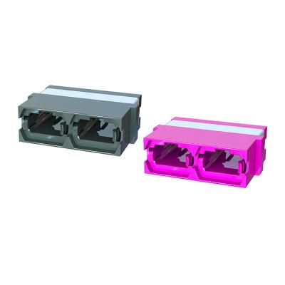 Plastic Material Fiber Optical Adapter MPO In Black Blue Green And Aqua Colors