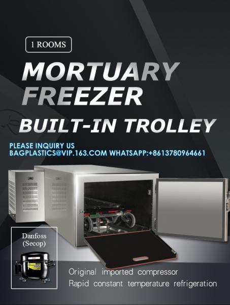 304 Stainless Steel Material 1 Seat Car Transport Morgue Freezer Manufacture Funeral Corpse Storage Cabinet