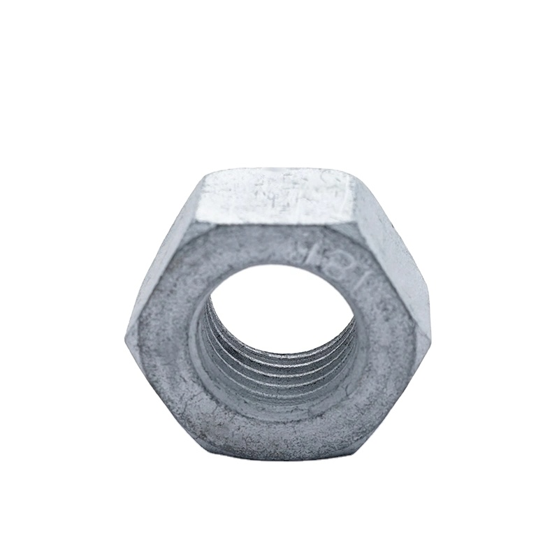 OEM CNC Hardware Parts Carbon Steel Fasteners Hex Nuts with Stamping Process