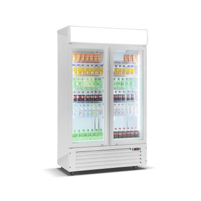 Refroidisseur de boissons à double porte de grande capacité: Gardez vos boissons fraîches et prêtes à la vente