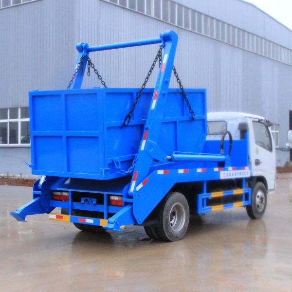 Dongfeng 6cbm Swing Arm Garbage Truck 4X2 Refuse Collection Garbage Collection Vehicle