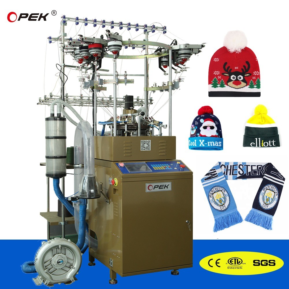 1000 W OPEK Cap Machine For Knit Hats/Scarf 325 KG Load Capacity