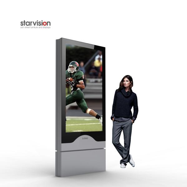 Ultra HD 4K Indoor Digital Signage Displays 55 Inch Floor standing