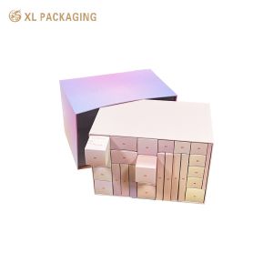 Custom 24-Day Skincare Advent Calendar Box | Holiday Packaging