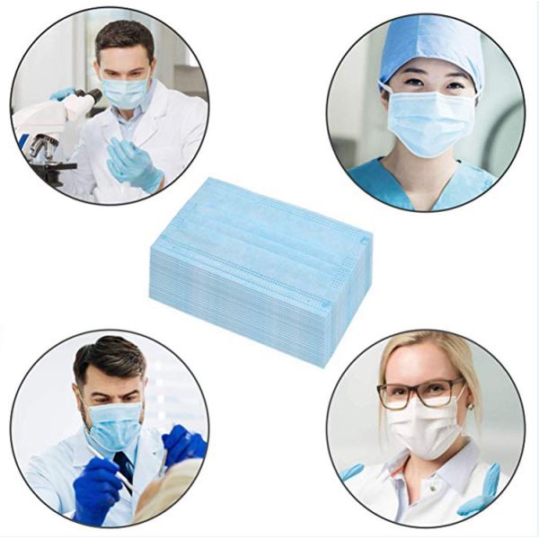 Civilian Disposable Surgical Masks , Earloop Face Mask High Breathability