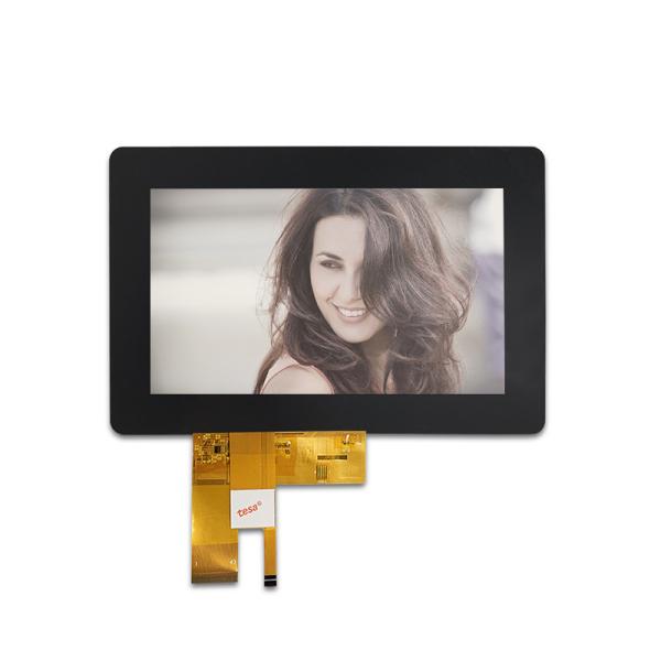 OEM 7 Inch Hdmi Touch Screen , capacitive lcd display 60mA 22.4V Backlight