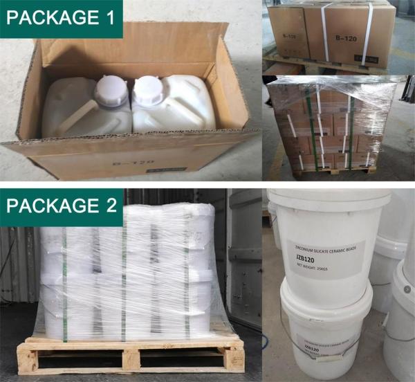 Zirconia Ceramic Blasting Media B505 , Metal Surface Satin Finish Ceramic Polishing Media