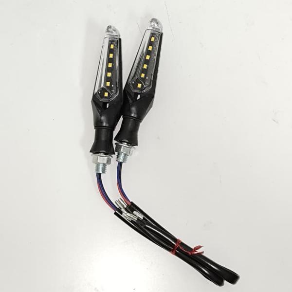 Motorcycle Universal LED Crystal With Wires Light Bulb Accessories