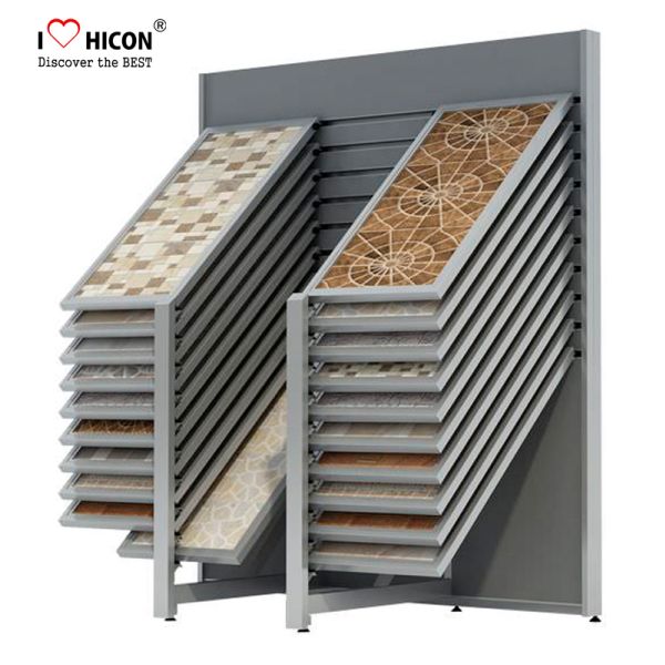 Tiles Visual Merchandising Display Stands Flooring Customized