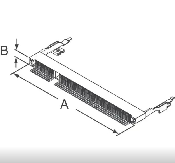 1-1473005-1 TE Connectivity AMP Разъемы SODIMM DDR SDRAM Socket