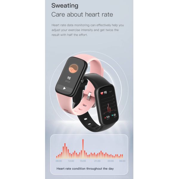 Sport Smart Health Bracelet 150MAh Battery IP67 Waterproof Blood Pressure Monitor