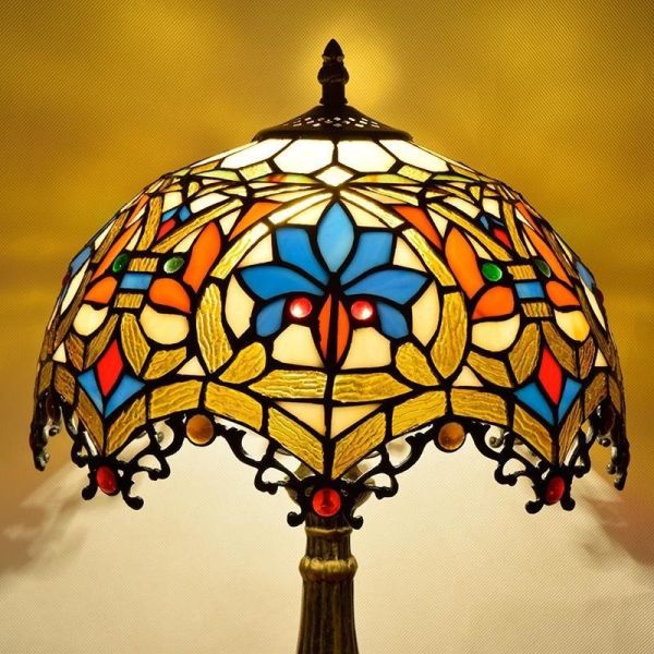 Table Lamp Grass Lampshade Bedroom Bedside night table lamp(WH-TTB-66)
