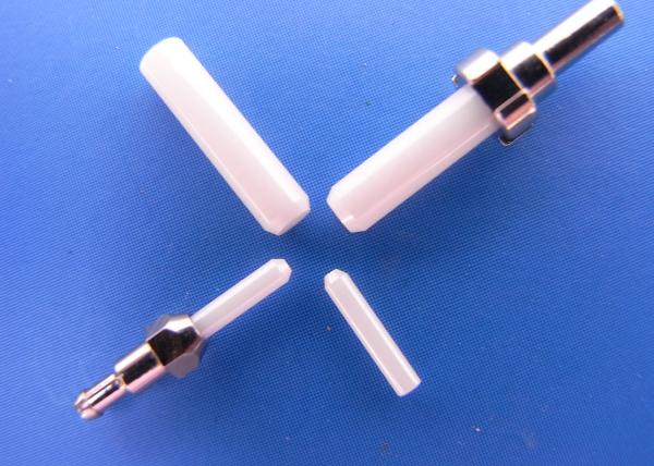 Single mode Angle Step Optic Ferrule with Flange , High Stability