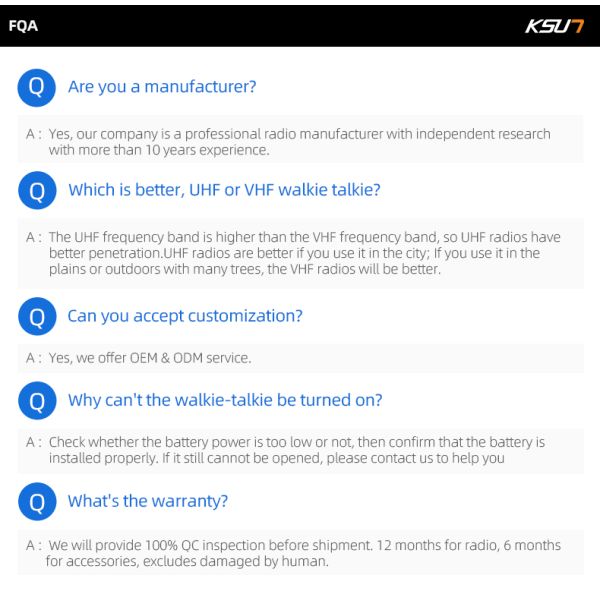 Handheld UHF KSUN GZ32 PMR FRS License Free Two Way Radio with Clone Decoding Function