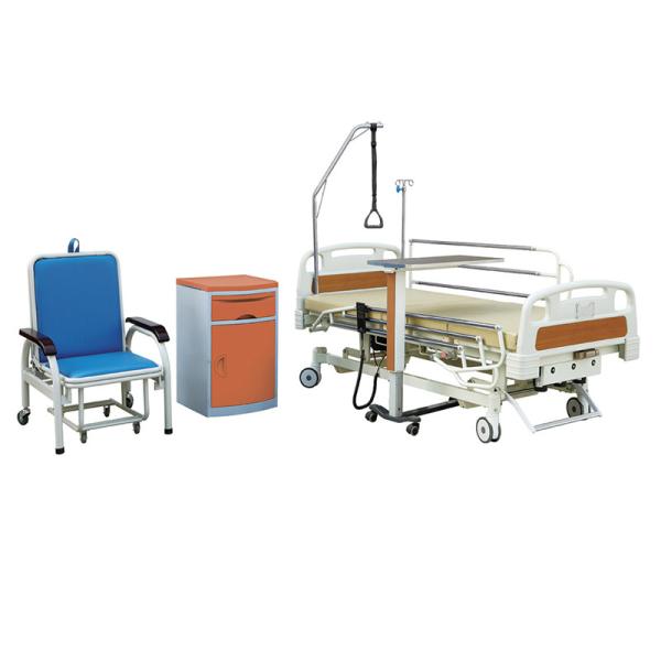Electric Hospital Patient Bed Vertical Hospital Bed With Medical Motor System