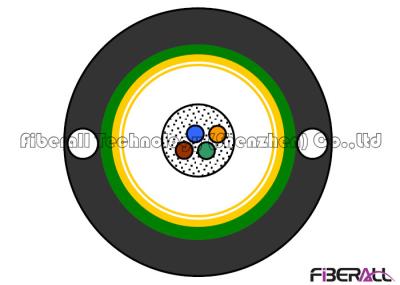 GYXTW Aerial Fiber Optic Cable , Outdoor Multimode Fiber Optic Cable Central Design