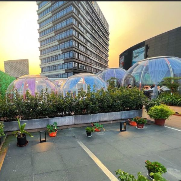 Direct Garden Sunroom Beach Outdoor Bubble Tents Temperature Compensation