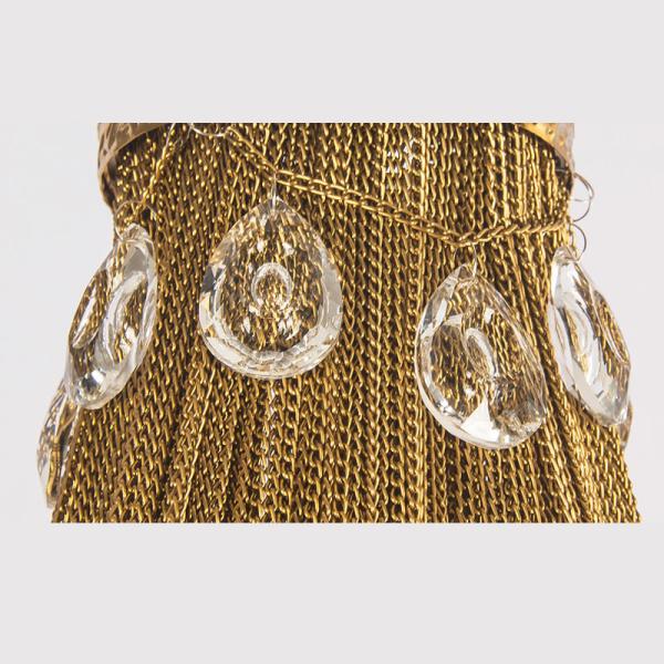 Crystal Hanging chain pendant light chandelier Lamp Fixtures (WH-CC-18)