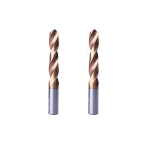 precision Carbide Round Shank Drill Bit Right Hand Multipurpose