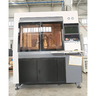 Small CNC Fiber Laser Cutter 1000W 600mm*600mm Cutting Area HES1-0606-1000W