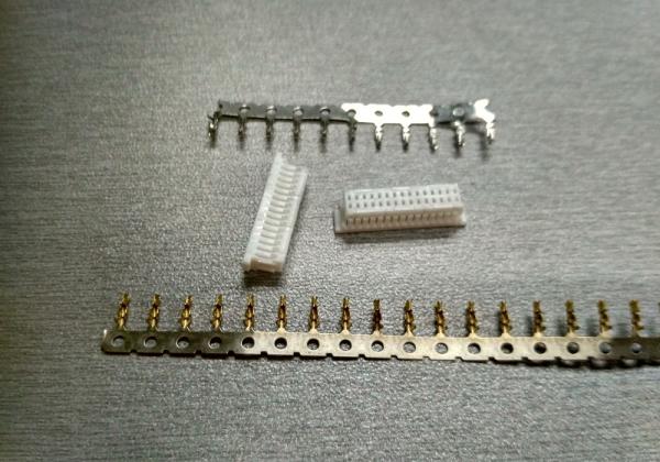 PA66 Material double Row 1mm Pitch  Connector, Wire  Crimp Board To Wire Connectors Sereis