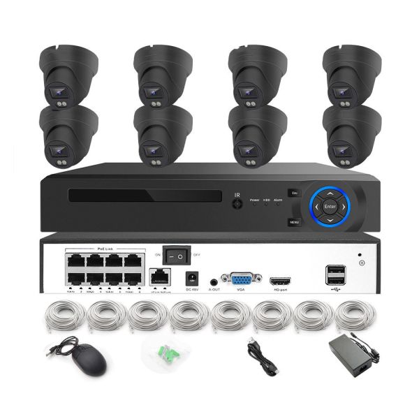 Used Customized Smart IR-Cut Night Vision Face Human Detection POE Camera Kit without