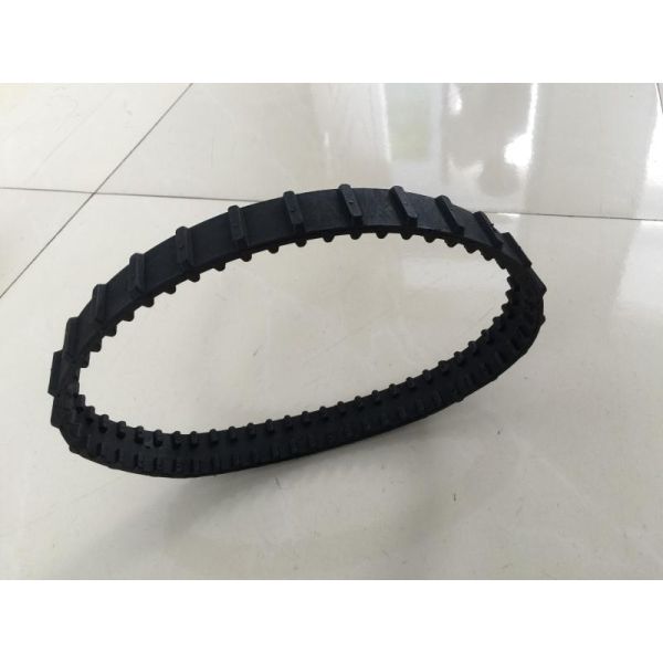 Caucho y pequeñas pistas de acero del robot/pistas de goma de encargo de poco ruido