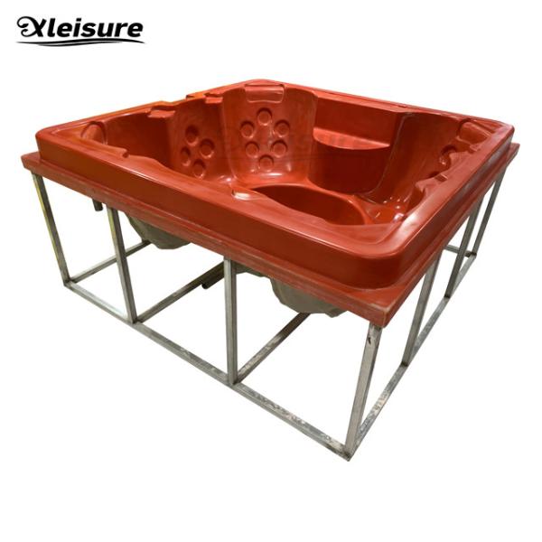 Molde quadrado superior da banheira de hidromassagem dos termas da qualidade 2.2*2.2M com o molde exterior da banheira do molde da associação dos termas da família do molde removível