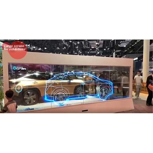 UHD Transparent OLED Display Small See Through OLED Multi Touch