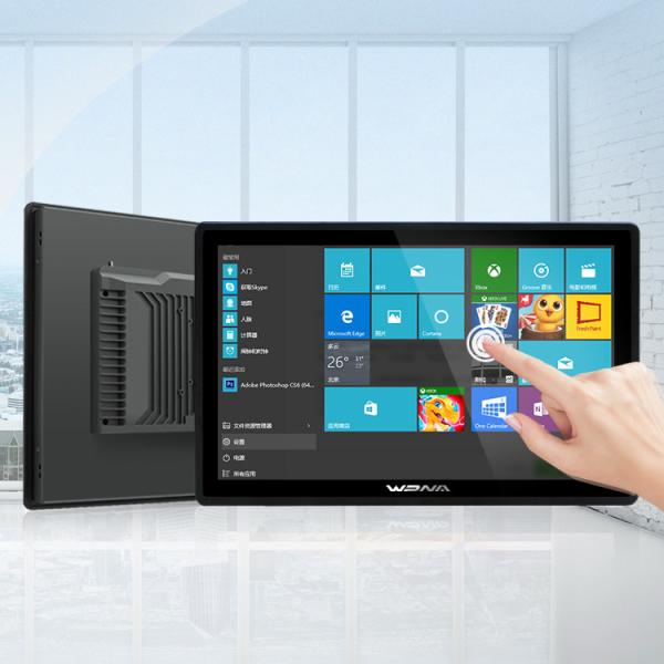 21.5 polegadas All In One Touch Screen Panel PC Desktop Computador com processador sem ventilador J1900
