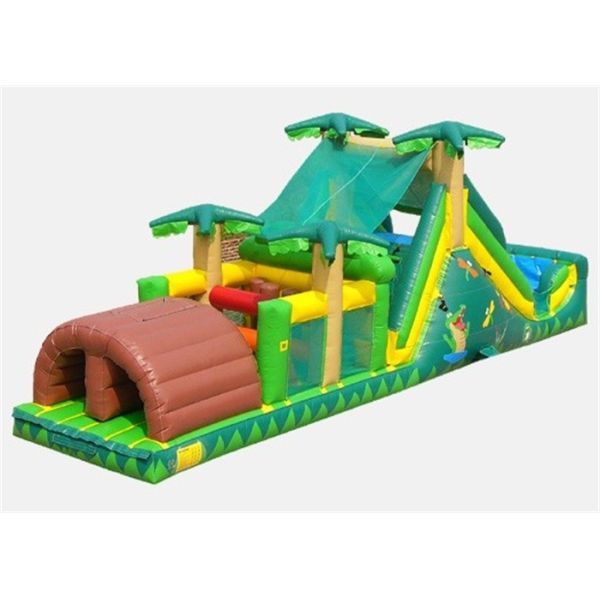 Commercial Inflatable Obstacle Course , Cheer Amusement Bouncer Obstacle Course