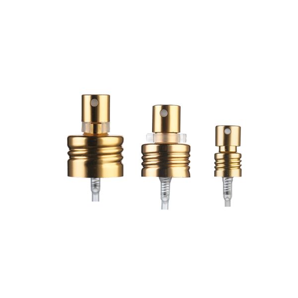 Aluminum Screwed Twist Fine Mist Sprayer for Perfume with 13mm to 28mm Neck Sizes
