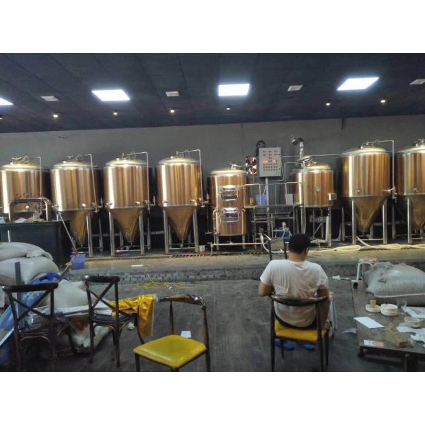 Electric Heating Pub Brewing Systems 500L Automatic Control Stainless Steel SUS304