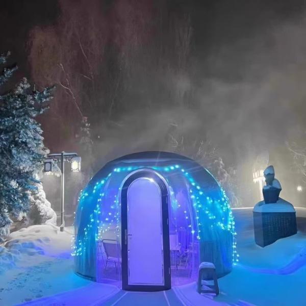 360-degree Panoramic Transparent Outdoor Star Room PC Hotel Bubble Tent for Outdoor Homestay Sun Room