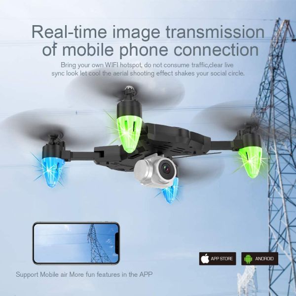 New style WiFi FPV Camera High Hold Mode Foldable Flight Time 18 Minutes 1080P F69 RC Drone quadcopter for selfie