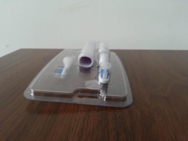 Transparent PET / PVC / APET / GAG / APEG two blisters packing for electronic toothbrush
