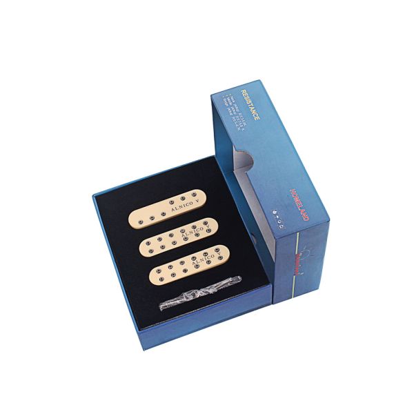 Alnico 5 Magnetic Guitar Pickups SSS Cream Covers Fender Stratocaster Pickup Set