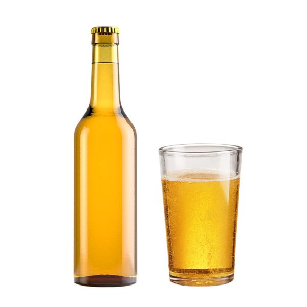 Copo de cerveza de vidrio de grado alimenticio personalizado 4-16OZ.