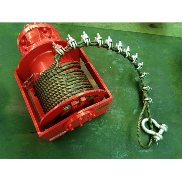 Rope Type Steel Wire Rope 5 Ton Hydraulic Electric Winch for Shipyard Construction