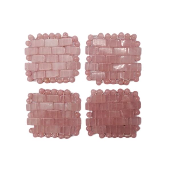 Face Mask 100% Natural Rose Quartz Mini Eye Covers for Facials Puffy Eyes Headaches Migraines Sleeping Eye/Face Mask