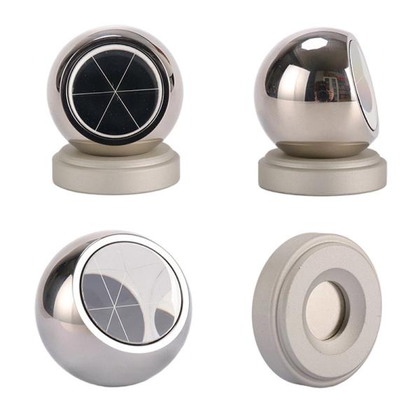 Total Station Spherical Sphere Prism Glass Magnetic Base Total Station Ball Prism Land Surveying Equipment