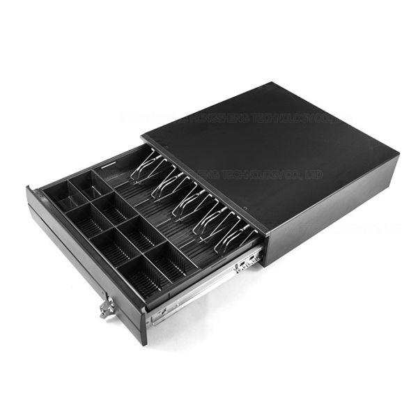 16 Inch POS Cash Drawer ,  Metal Wire Gripper , Metal Chassis , Ball Bearing Slides , Premium Plastic Front , 410E