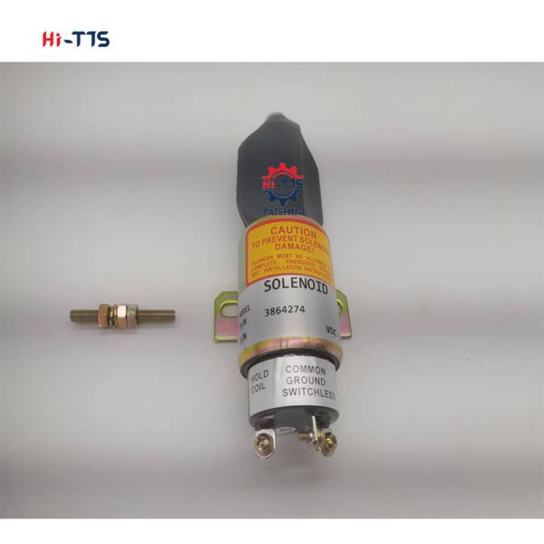 3864274 24V Shutoff Valve Solenoid for 4BT 4B3.9 Engine Parts
