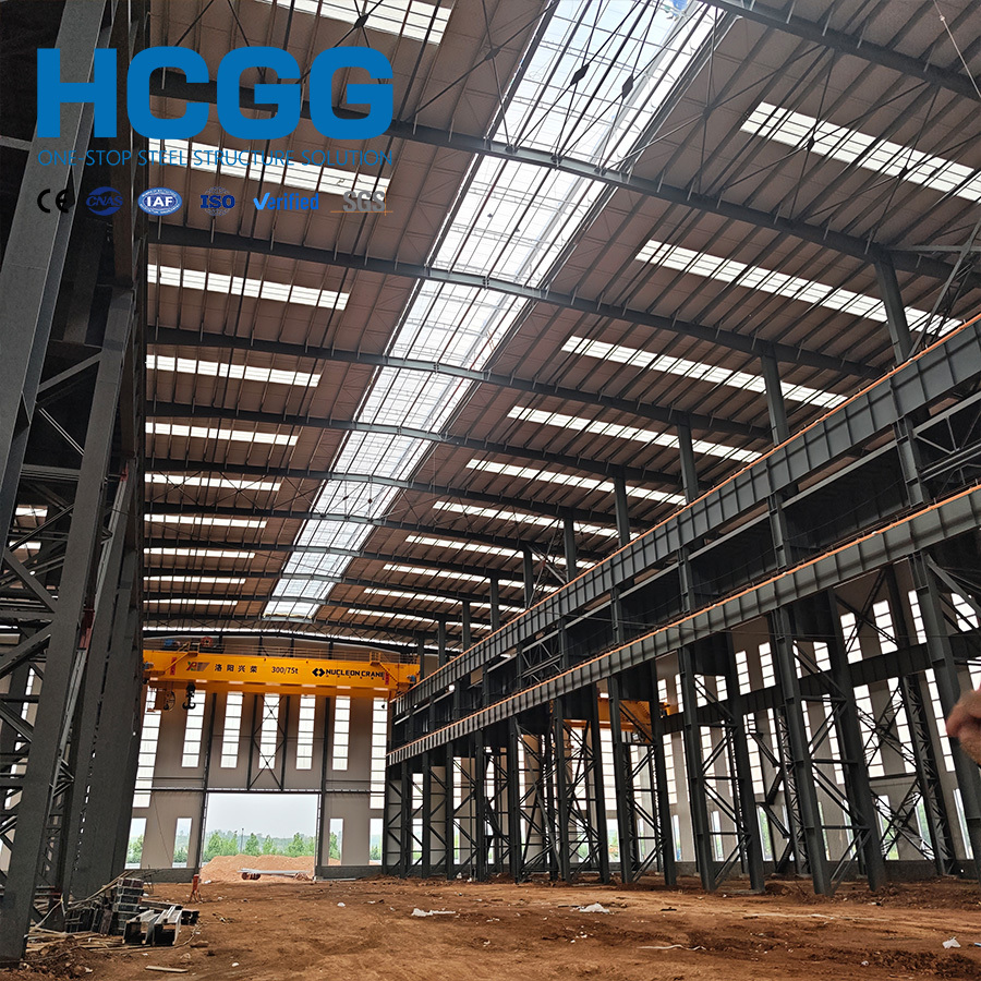 Q355B Steel Structure Building High Strength Pre Engineered Metal Building Bolt Together Steel Frame Kit