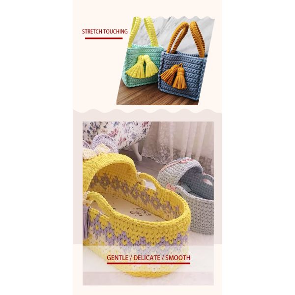 T Shirt Crochet Chenille Arm Knitting Yarn Viscose Knitting Wool Yarn