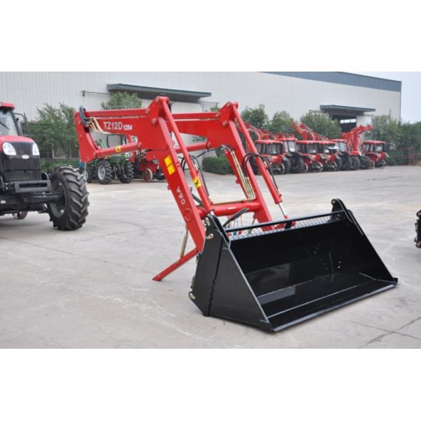 TZ04D Farm Tractor Attachments , 0.16m3 Tractor Front End Loader Bucket