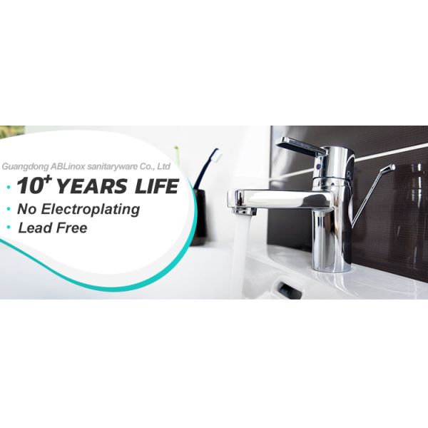 Precision Lost Wax Casting Stainless Steel Faucet Basin Tap Satin Finish For Bathroom