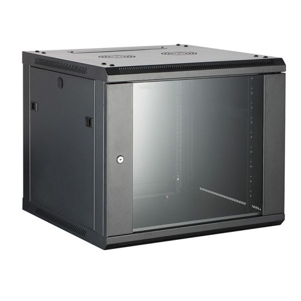 19'' 9u Hang Wall Mounted Data Cabinet International Standard Reliable Structure
