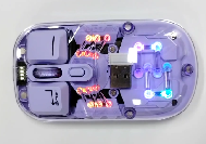 Black Oval PTFE Gaming Mouse Skates, 9448HK Adhesive High Temp Resistant