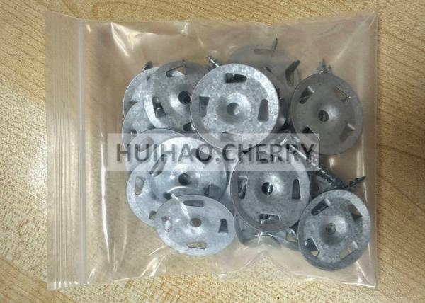 Galvanized Steel Insulation Board Washer Fasteners 1-1/4 For Wood Or Metal Studs